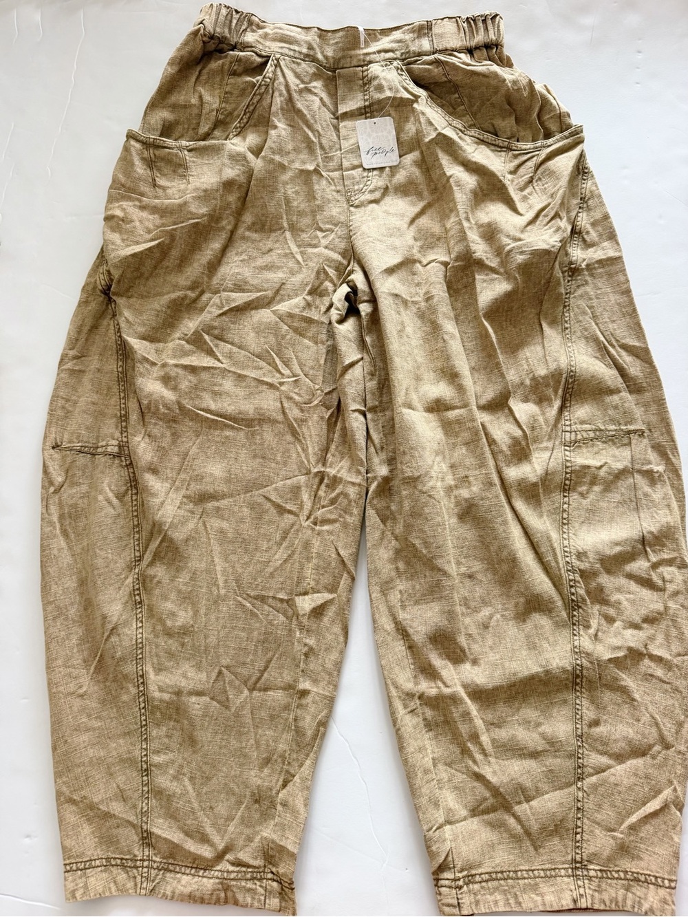 Free People High Road Barrel Pant in Python Women’s S NWT - Picture 5 of 10
